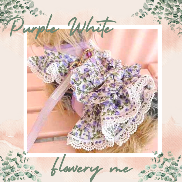 Flowery Me Harness (5 Colours)