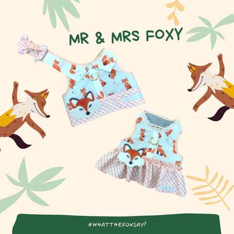 Mr & Mrs Foxy Couple Harness