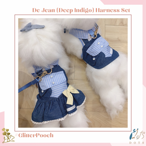 De Jean- Deep Indigo Couple Harness